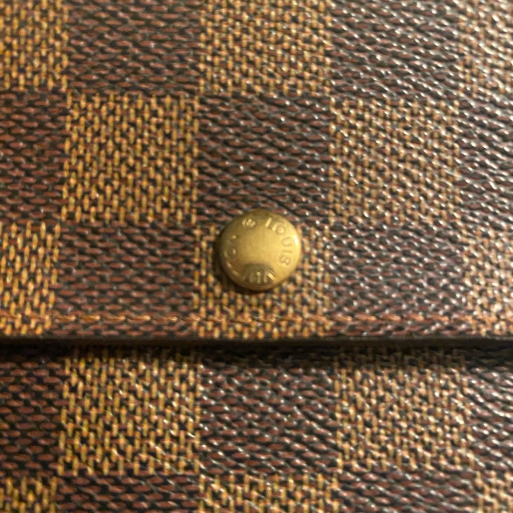 Louis Vuitton Damier Ebene Sarah Wallet with Dust Bag Authentic - Picture 7 of 11